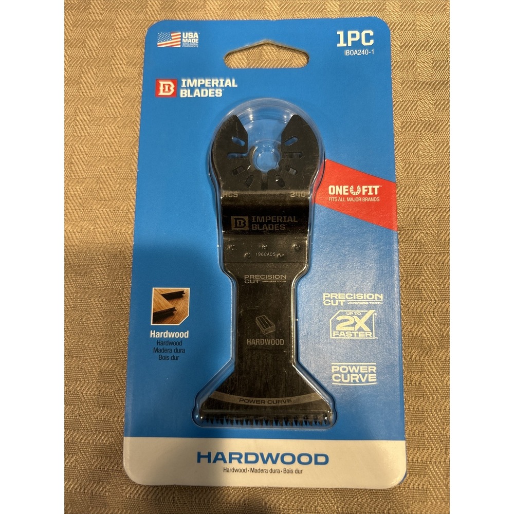 Imperial Blades One Fit 1-3/4" Japanese Tooth Precision Power Curve for Hardwood